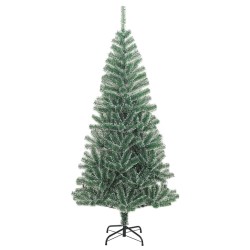 vidaXL Künstlicher Weihnachtsbaum Beschneit Grün 180 cm