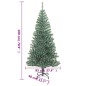 vidaXL Künstlicher Weihnachtsbaum Beschneit Grün 180 cm vidaXL Künstlicher Weihnachtsbaum Beschneit Grün 180 cm