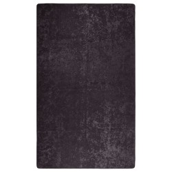 vidaXL Teppich Waschbar Anthrazit 150x230 cm Rutschfest