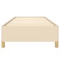 vidaXL Bettgestell Creme 90x190 cm Stoff vidaXL Bettgestell Creme 90x190 cm Stoff