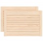 vidaXL Schranktüren Lamellen-Design 2 Stk. 39,5x59,4 cm Massivholz vidaXL Schranktüren Lamellen-Design 2 Stk. 39,5x59,4 cm Massivholz