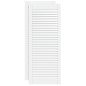 vidaXL Schranktüren Lamellen-Design 2 Stk Weiß 99,3x39,4 cm Massivholz vidaXL Schranktüren Lamellen-Design 2 Stk Weiß 99,3x39,4 cm Massivholz