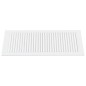 vidaXL Schranktüren Lamellen-Design 2 Stk Weiß 99,3x39,4 cm Massivholz vidaXL Schranktüren Lamellen-Design 2 Stk Weiß 99,3x39,4 cm Massivholz
