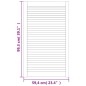 vidaXL Schranktür Lamellen-Design 99,3x59,4 cm Massivholz Kiefer vidaXL Schranktür Lamellen-Design 99,3x59,4 cm Massivholz Kiefer
