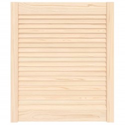 vidaXL Schranktür Lamellen-Design 69x59,4 cm Massivholz Kiefer