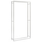 vidaXL Brennholzregal 110x28x214 cm Edelstahl vidaXL Brennholzregal 110x28x214 cm Edelstahl