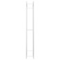 vidaXL Brennholzregal 110x28x214 cm Edelstahl vidaXL Brennholzregal 110x28x214 cm Edelstahl