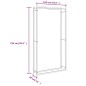 vidaXL Brennholzregal 110x28x214 cm Edelstahl vidaXL Brennholzregal 110x28x214 cm Edelstahl