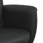 vidaXL Relaxsessel mit Fußhocker Schwarz Kunstleder vidaXL Relaxsessel mit Fußhocker Schwarz Kunstleder