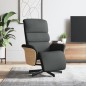 vidaXL Relaxsessel mit Fußteil Dunkelgrau Stoff vidaXL Relaxsessel mit Fußteil Dunkelgrau Stoff