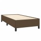 vidaXL Bettgestell Dunkelbraun 90x200 cm Stoff vidaXL Bettgestell Dunkelbraun 90x200 cm Stoff