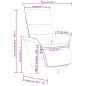 vidaXL Massagesessel mit Fußteil Dunkelgrau Stoff vidaXL Massagesessel mit Fußteil Dunkelgrau Stoff