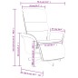vidaXL Massagesessel mit Fußteil Braun Stoff vidaXL Massagesessel mit Fußteil Braun Stoff