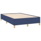 Bettgestell Blau 120x200 cm Stoff Bettgestell Blau 120x200 cm Stoff