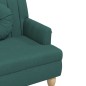 vidaXL Sitzbank mit Kissen Dunkelgrün 113x64,5x75,5 cm Stoff vidaXL Sitzbank mit Kissen Dunkelgrün 113x64,5x75,5 cm Stoff