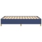 Bettgestell Blau 120x200 cm Stoff Bettgestell Blau 120x200 cm Stoff