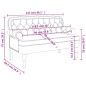 vidaXL Sitzbank mit Rückenlehne Weinrot 119,5x64,5x75 cm Samt vidaXL Sitzbank mit Rückenlehne Weinrot 119,5x64,5x75 cm Samt