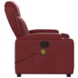 vidaXL Massagesessel Weinrot Kunstleder vidaXL Massagesessel Weinrot Kunstleder
