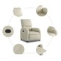 vidaXL Relaxsessel Creme Kunstleder vidaXL Relaxsessel Creme Kunstleder