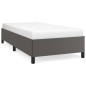 vidaXL Bettgestell Grau 100x200 cm Kunstleder vidaXL Bettgestell Grau 100x200 cm Kunstleder