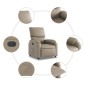 vidaXL Relaxsessel Cappuccino-Braun Kunstleder vidaXL Relaxsessel Cappuccino-Braun Kunstleder