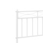 vidaXL Bettgestell mit Kopfteil Metall Weiß 80x200 cm vidaXL Bettgestell mit Kopfteil Metall Weiß 80x200 cm