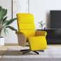 vidaXL Relaxsessel mit Fußteil Hellgelb Stoff vidaXL Relaxsessel mit Fußteil Hellgelb Stoff