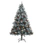 vidaXL Künstlicher Weihnachtsbaum Klappbar 300 LEDs & Kugeln 180 cm vidaXL Künstlicher Weihnachtsbaum Klappbar 300 LEDs & Kugeln 180 cm