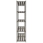vidaXL Lagerregal mit 5 Böden Grau 170x38x170 cm Massivholz Kiefer vidaXL Lagerregal mit 5 Böden Grau 170x38x170 cm Massivholz Kiefer