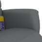 vidaXL Massagesessel mit Fußteil Grau Kunstleder vidaXL Massagesessel mit Fußteil Grau Kunstleder