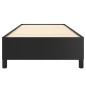 Bettgestell Schwarz 90x190 cm Kunstleder Bettgestell Schwarz 90x190 cm Kunstleder