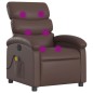 vidaXL Massagesessel Braun Kunstleder vidaXL Massagesessel Braun Kunstleder
