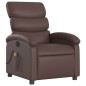 vidaXL Massagesessel Braun Kunstleder vidaXL Massagesessel Braun Kunstleder