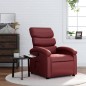vidaXL Relaxsessel Weinrot Kunstleder vidaXL Relaxsessel Weinrot Kunstleder