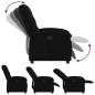 vidaXL Relaxsessel Schwarz Stoff vidaXL Relaxsessel Schwarz Stoff