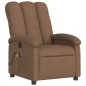 vidaXL Massagesessel Braun Stoff vidaXL Massagesessel Braun Stoff