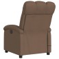 vidaXL Massagesessel Braun Stoff vidaXL Massagesessel Braun Stoff