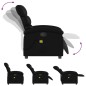 vidaXL Massagesessel Schwarz Kunstleder vidaXL Massagesessel Schwarz Kunstleder