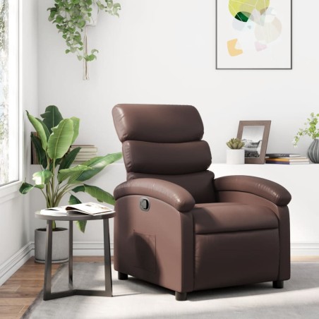 vidaXL Relaxsessel Braun Kunstleder