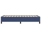 vidaXL Bettgestell Blau 90x200 cm Stoff vidaXL Bettgestell Blau 90x200 cm Stoff