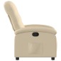 vidaXL Relaxsessel Creme Stoff vidaXL Relaxsessel Creme Stoff