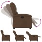 vidaXL Relaxsessel Braun Stoff vidaXL Relaxsessel Braun Stoff