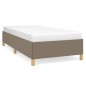 vidaXL Bettgestell ohne Matratze Taupe 90x190 cm Stoff vidaXL Bettgestell ohne Matratze Taupe 90x190 cm Stoff