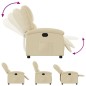 vidaXL Relaxsessel Creme Stoff vidaXL Relaxsessel Creme Stoff
