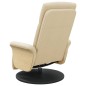 vidaXL Relaxsessel mit Fußteil Creme Stoff vidaXL Relaxsessel mit Fußteil Creme Stoff