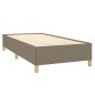 vidaXL Bettgestell ohne Matratze Taupe 90x190 cm Stoff vidaXL Bettgestell ohne Matratze Taupe 90x190 cm Stoff