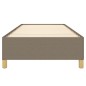 vidaXL Bettgestell ohne Matratze Taupe 90x190 cm Stoff vidaXL Bettgestell ohne Matratze Taupe 90x190 cm Stoff