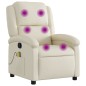 vidaXL Massagesessel Creme Kunstleder vidaXL Massagesessel Creme Kunstleder