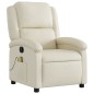 vidaXL Massagesessel Creme Kunstleder vidaXL Massagesessel Creme Kunstleder