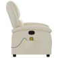 vidaXL Massagesessel Creme Kunstleder vidaXL Massagesessel Creme Kunstleder